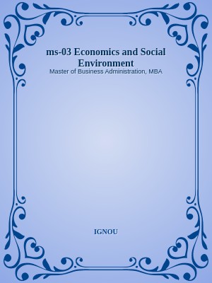 ms-03 Economics and Social Environment